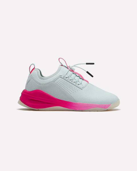 Women's Hot Pink and Grey Sneakers for Nurses Healthcare Workers