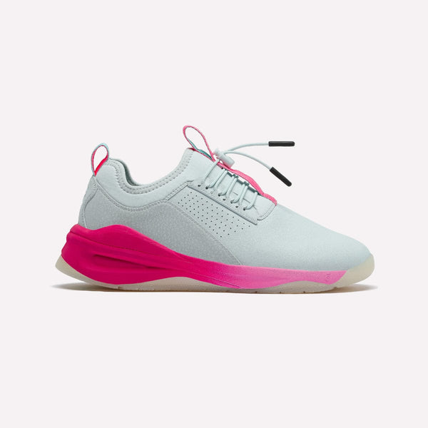 Women's Hot Pink and Grey Sneakers for Nurses & Healthcare