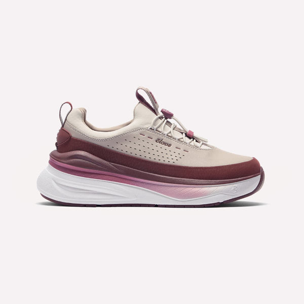 Women's Forte Wide Burgundy Tan