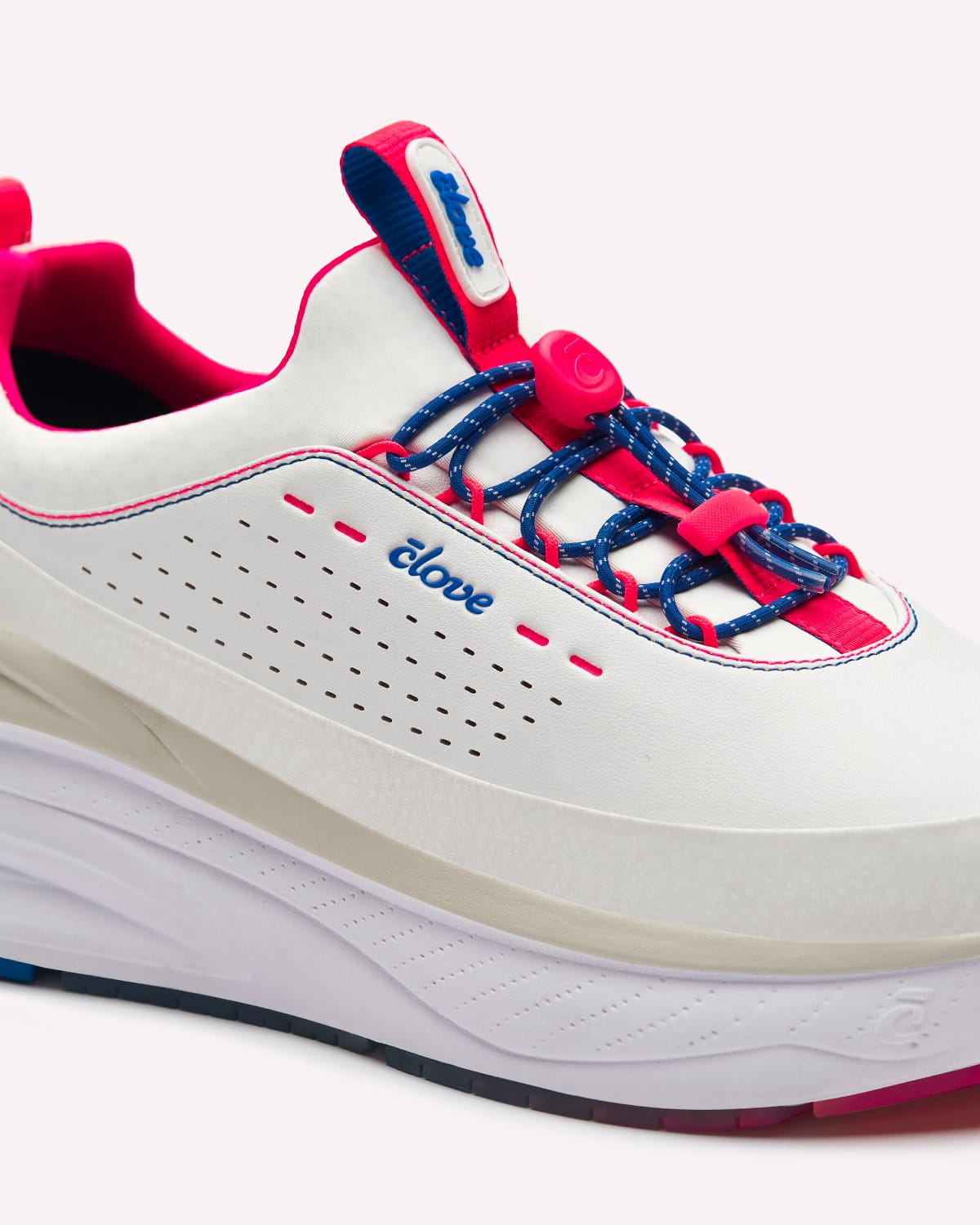 Men's Forte 2 - White / Electric Red / Blue