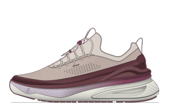 Burgundy / Tan