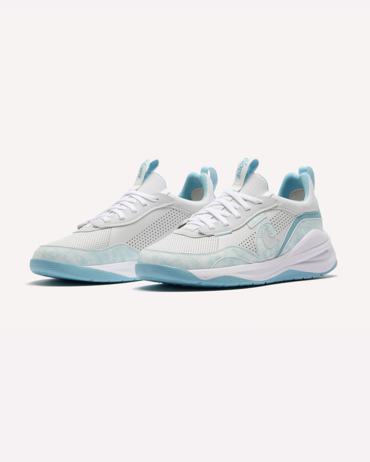 Women's Strada - White / Brushed Aqua