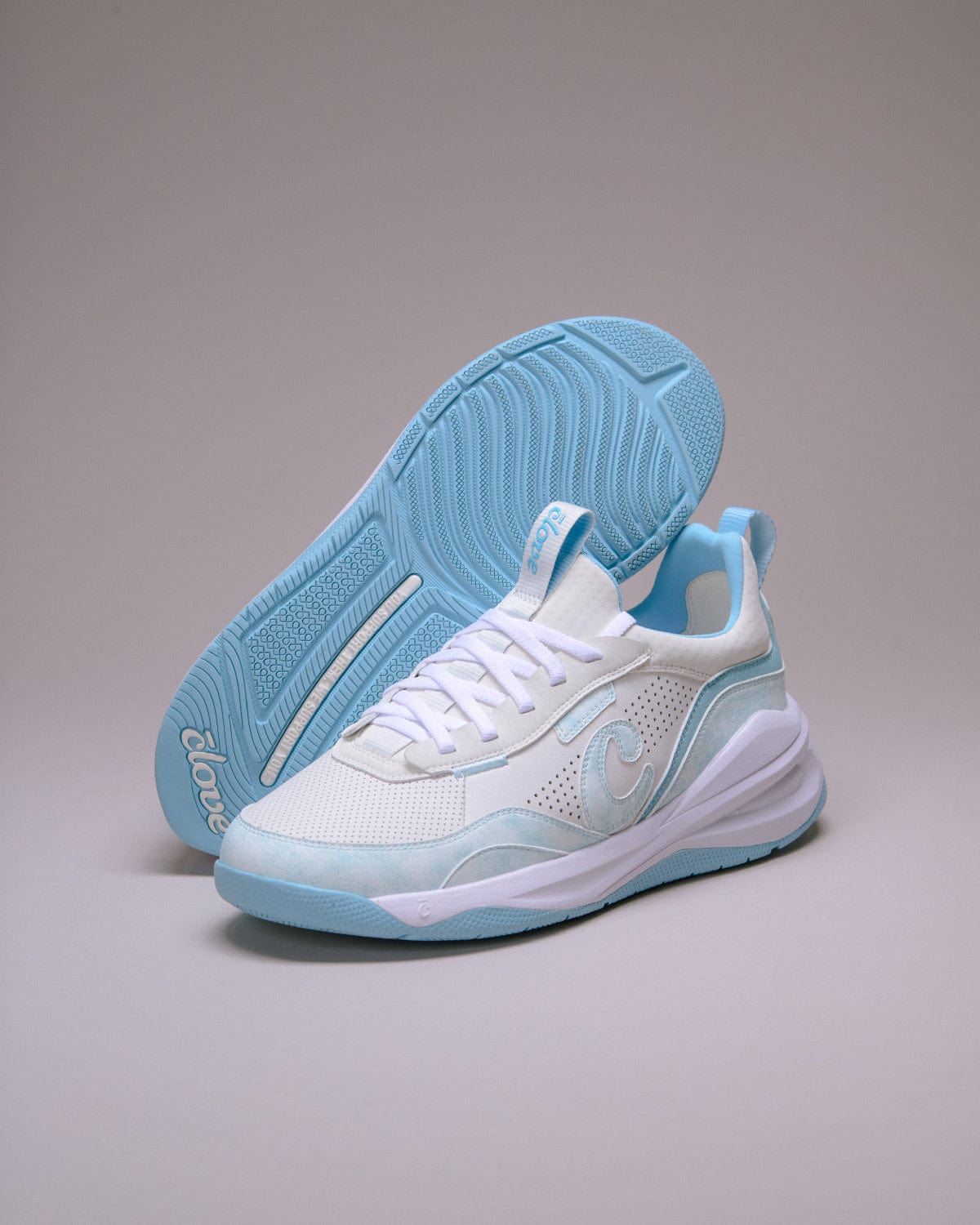 Women's Strada - White / Brushed Aqua