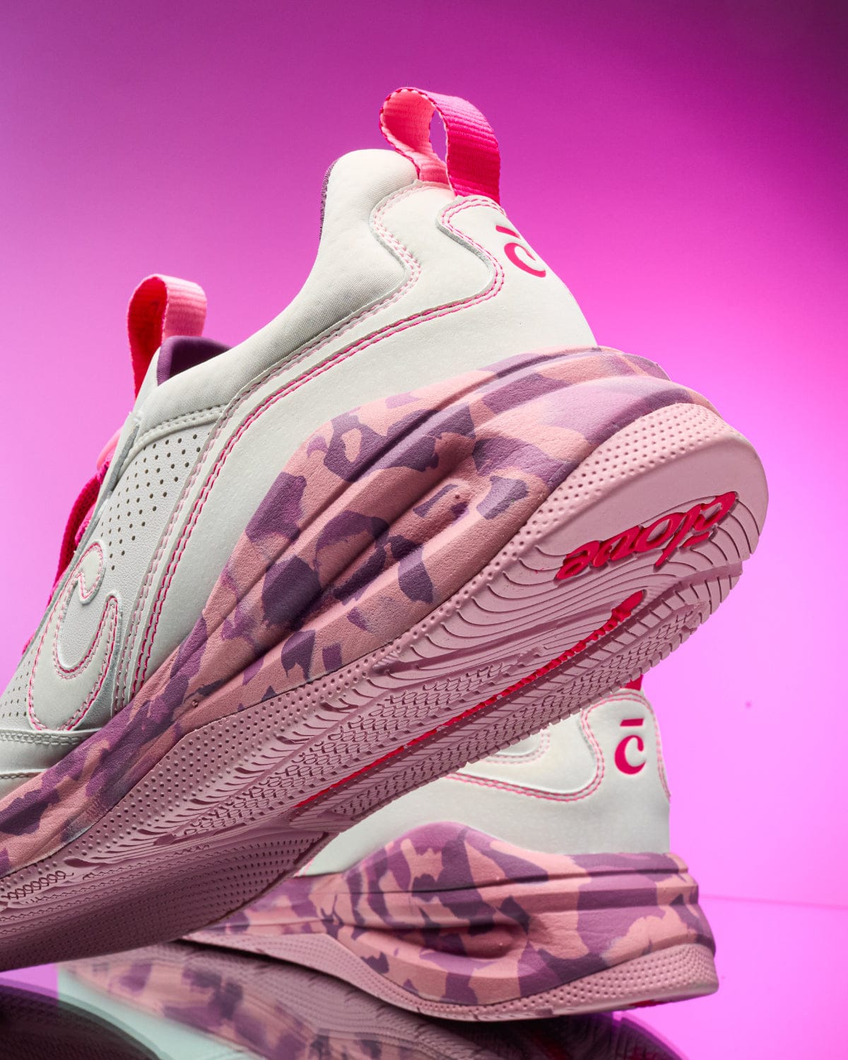 Women's Strada - White Mauve Marble