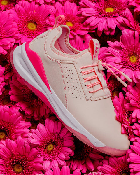 Men's All Pink Sneakers for Healthcare Workers Clove