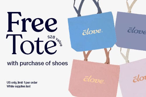 Free Tote ($28 value) with purchase of shoes. US only, limit 1 per order, while supplies last.