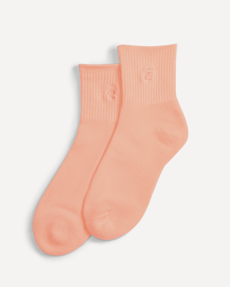 Quarter Socks - Peach