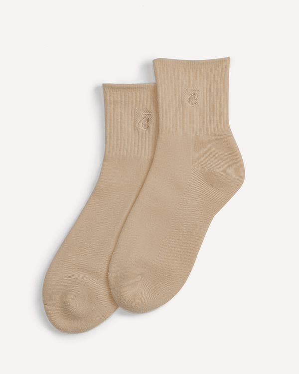 Quarter Socks - Taupe