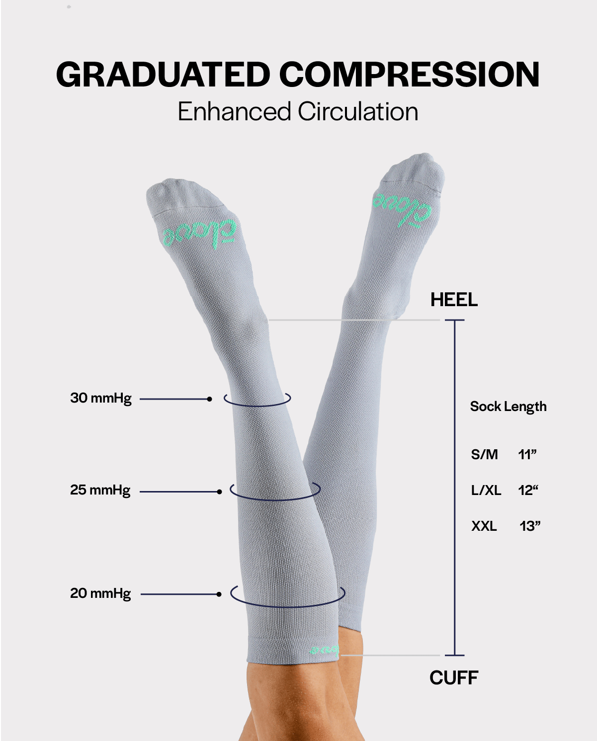 Compression Socks - Forever Blue