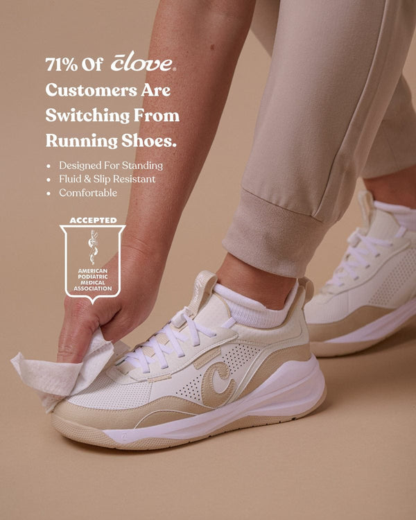 Women's Strada - White / Vintage Tan