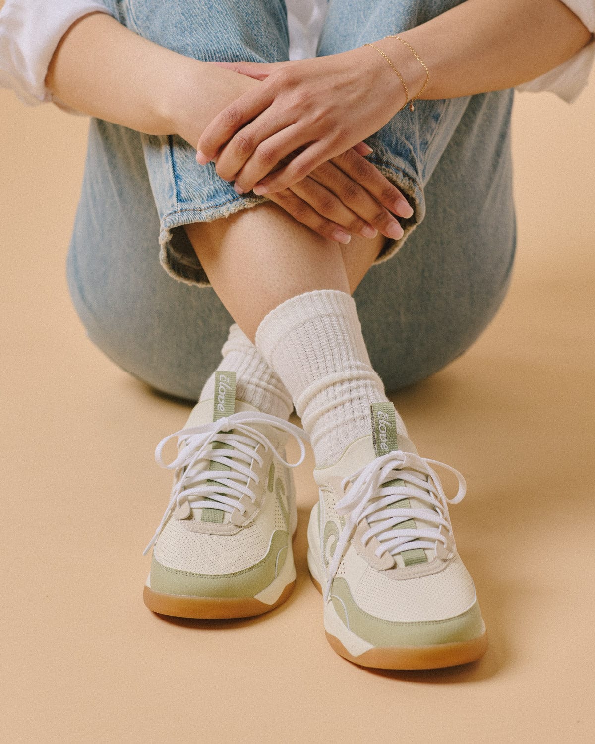 Women's Strada - Antique White / Sage / Gum