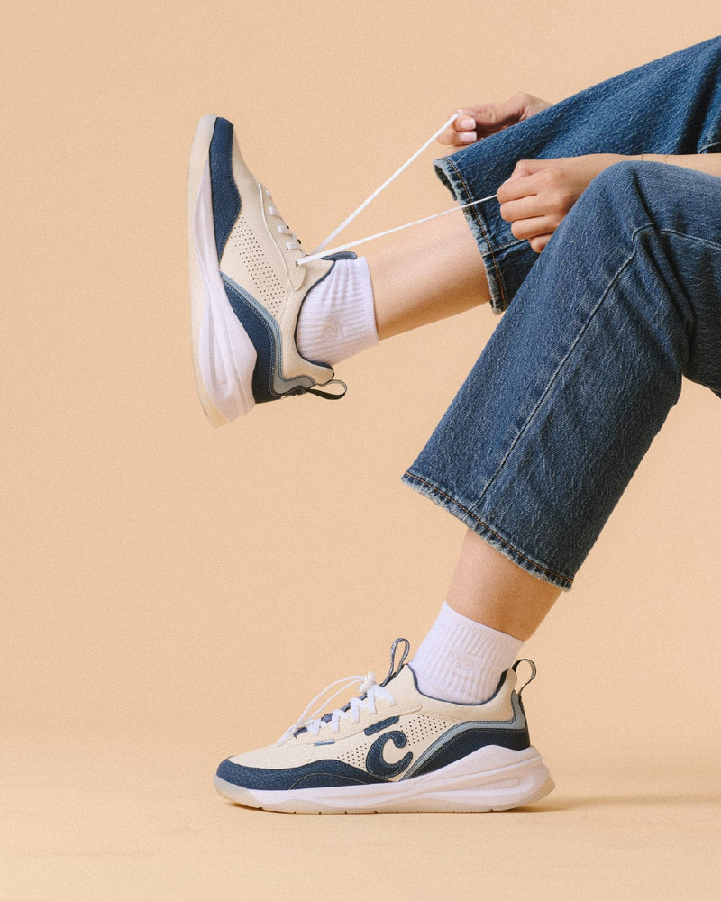 Women's Strada - Sand / Navy / White