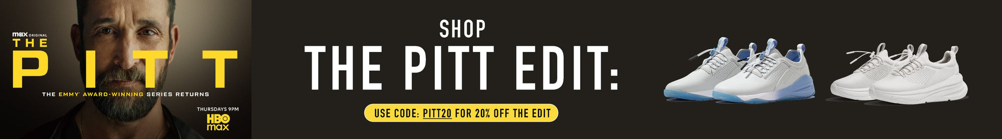 Shop The Pitt Edit: Use Code: PITT20 for 20% Off the Edit