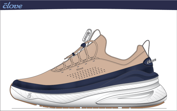 Women's Forte 2 - Almond / Navy / Shimmer [B2B ONLY]