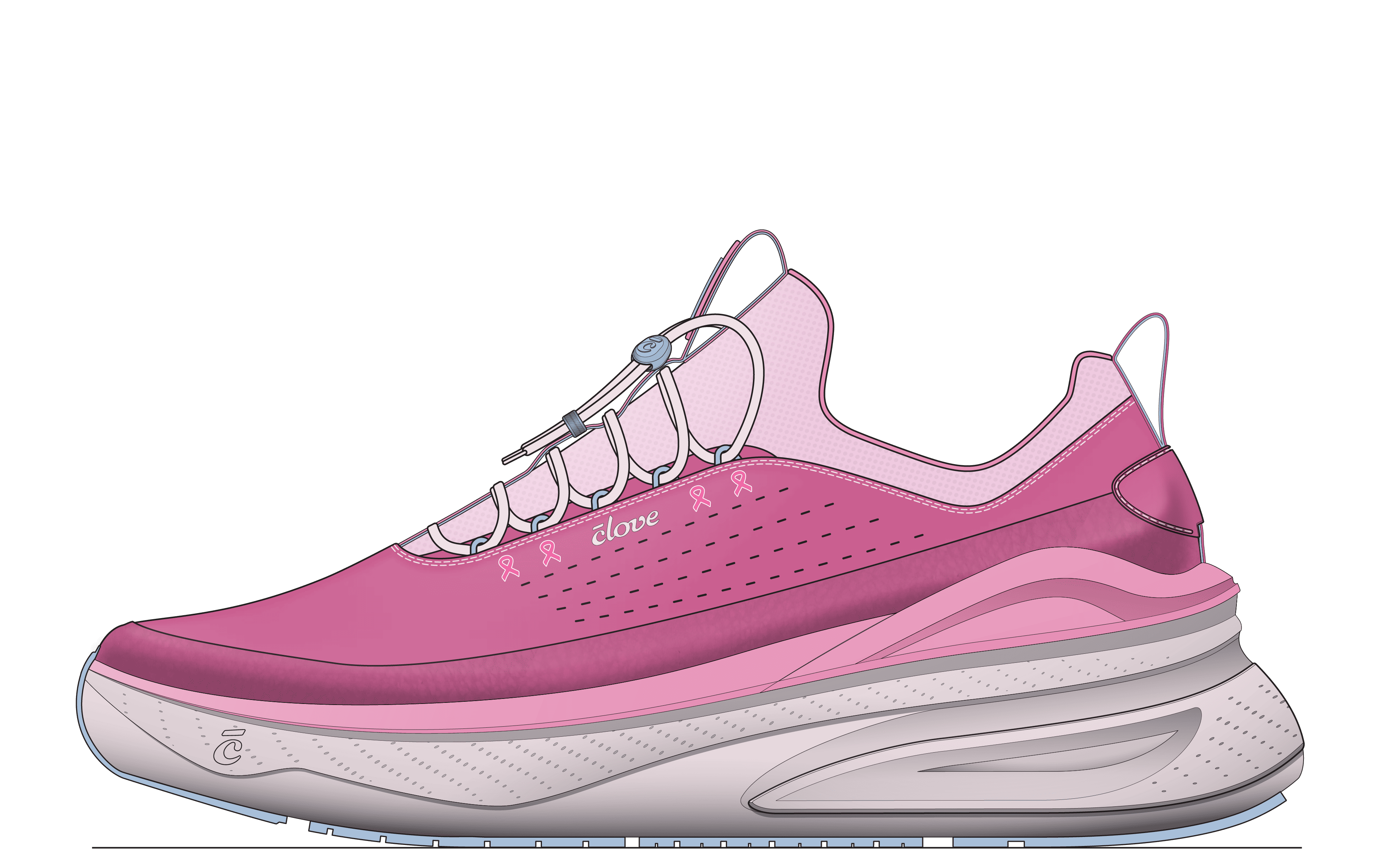 Men's Forte 2 - Rose Pink / Sky [B2B ONLY]