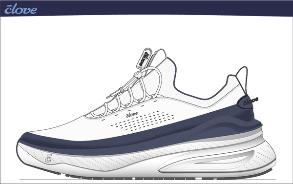 Women's Forte 2 - White / Navy [B2B ONLY]