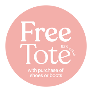 Free Tote with Purchase, $28 Value, with purchase of shoes or boots