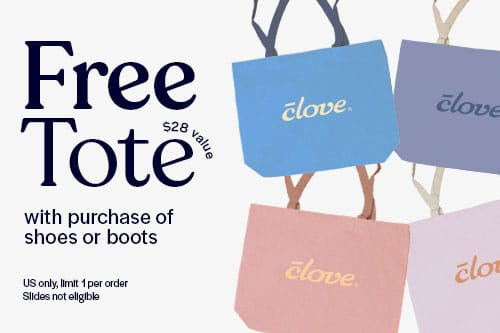 FREE tote with any shoe or boot purchase!