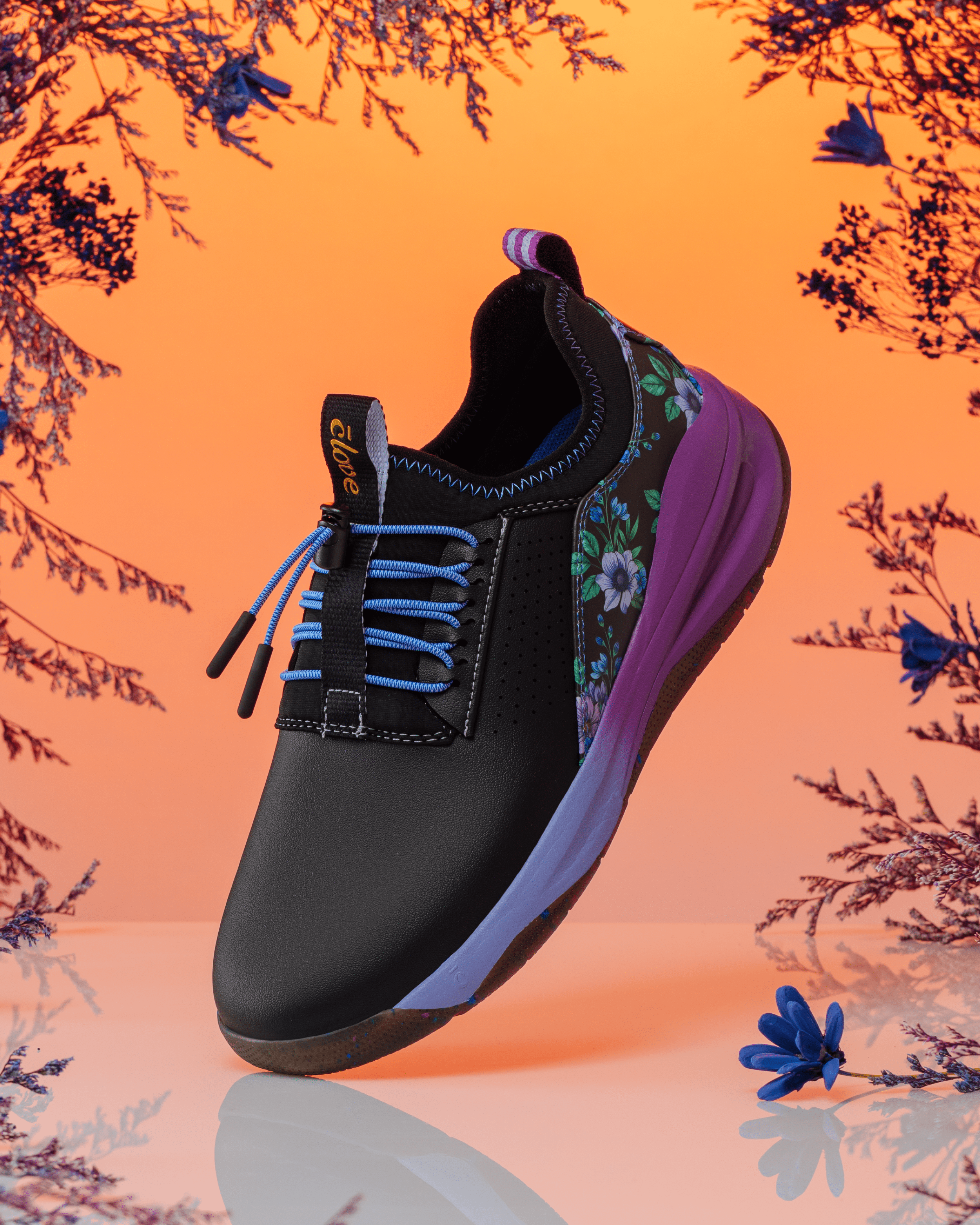 Men's Classic - Black Violet Floral [B2B ONLY]