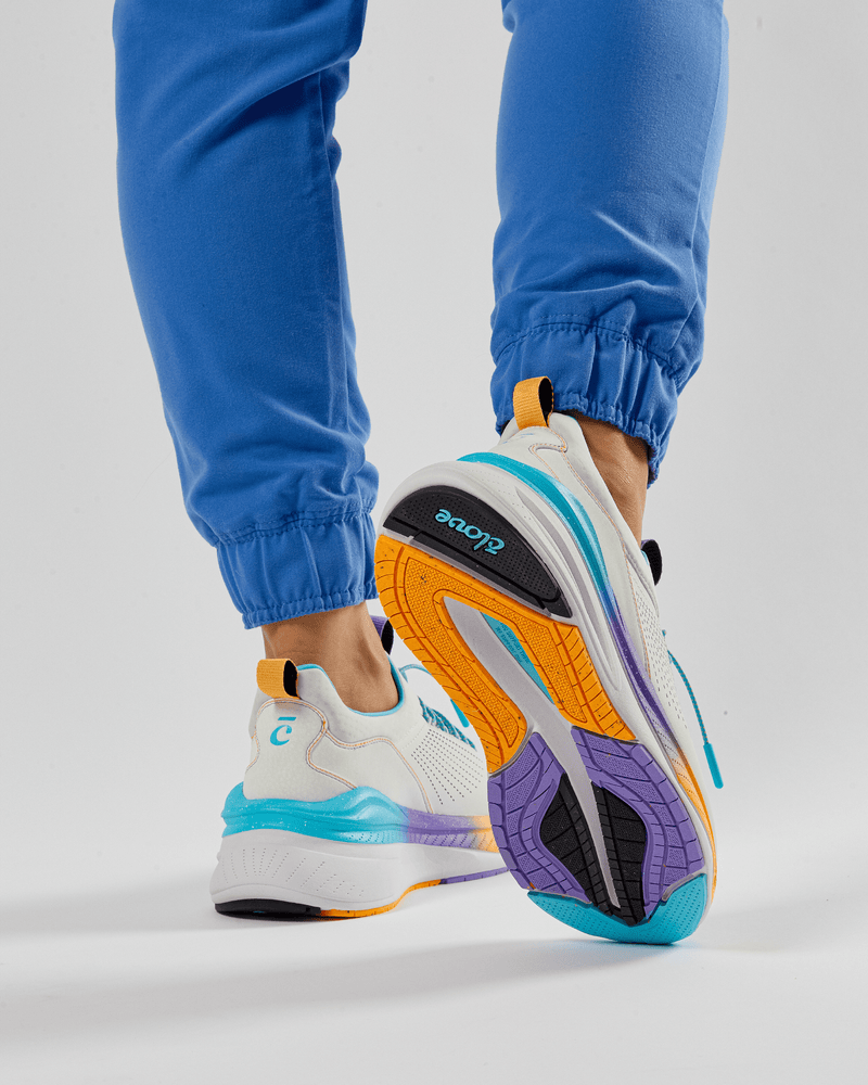 Cool grey shop on feet