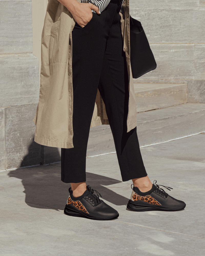 Black leopard deals shoes