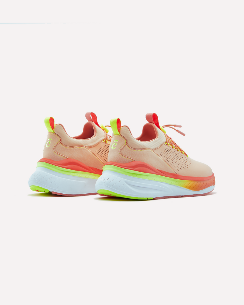 Women's Forte - Peach / Neon Yellow