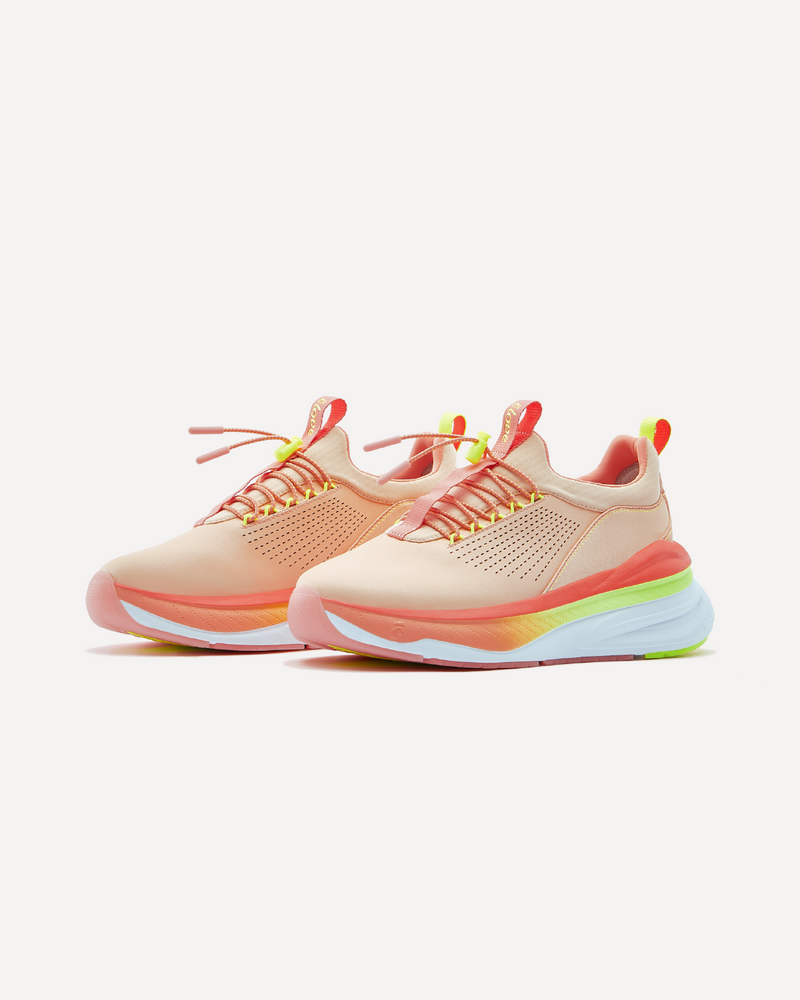 Women's Forte - Peach / Neon Yellow