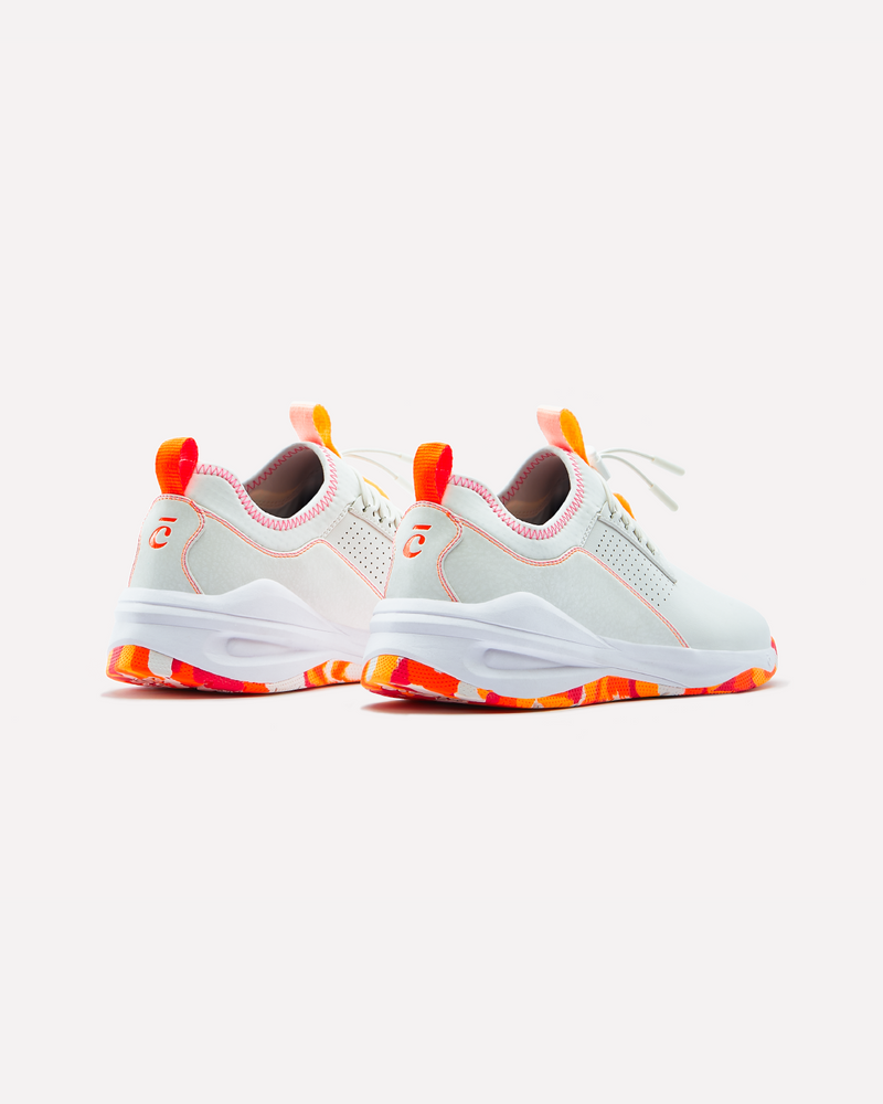 Men's Classic - White / Orange Pop