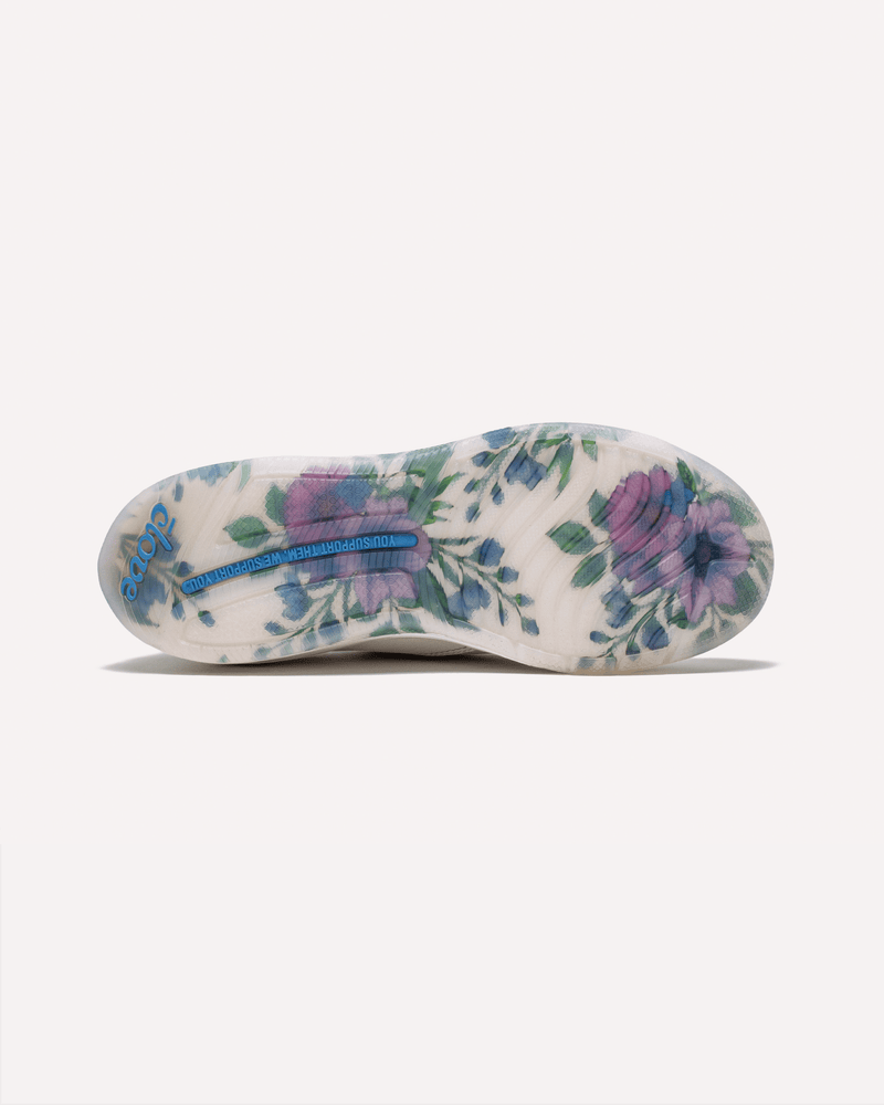 White 2025 floral shoes