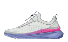 bright grey/blue/pink