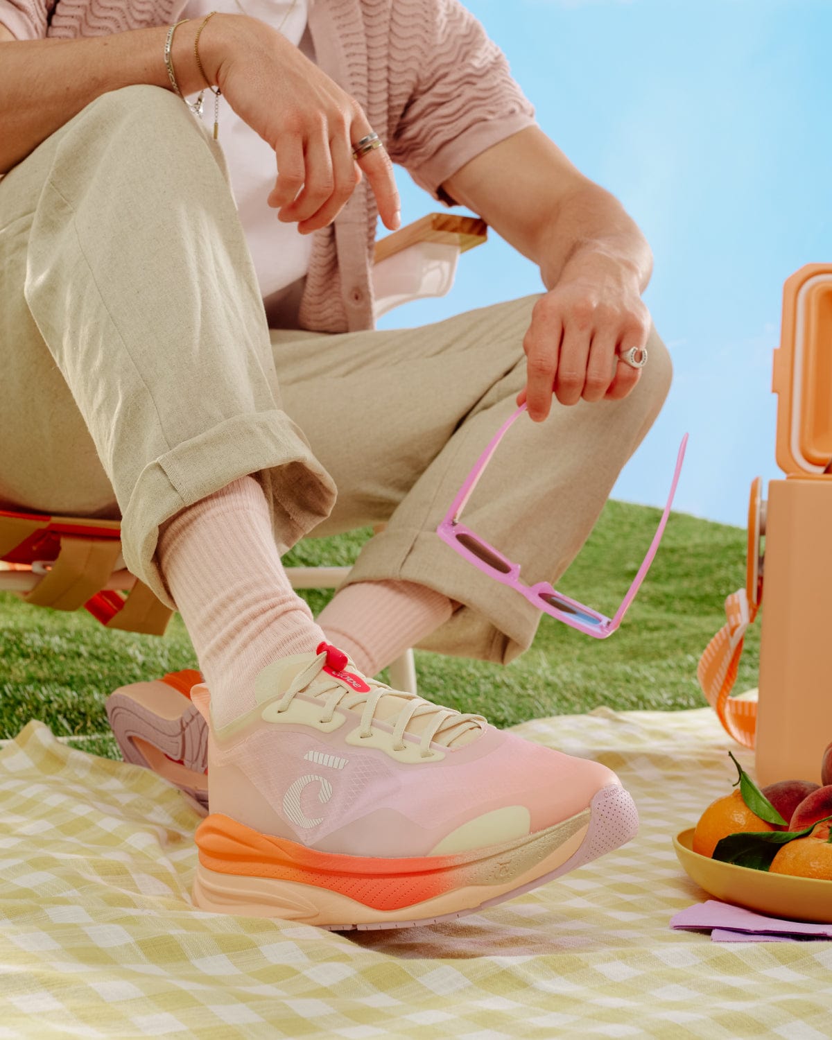 Men's Alto - Peach / Cream / Lavender