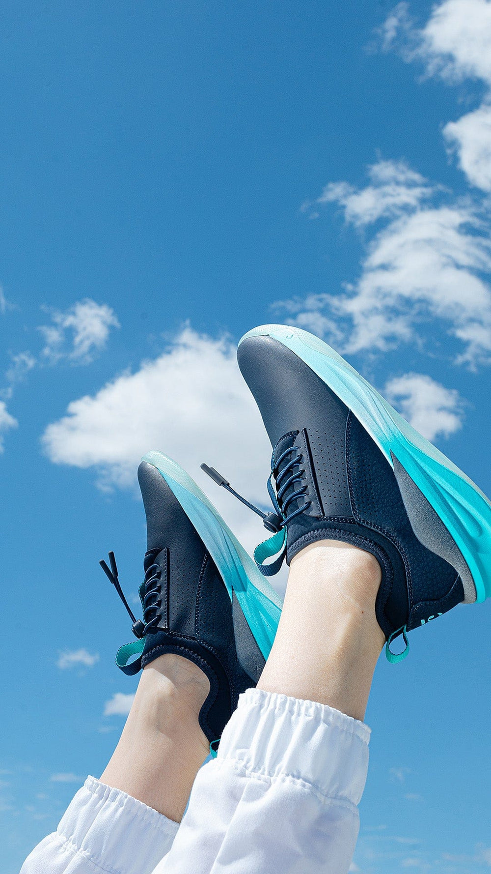 Aqua blue sneakers outlet