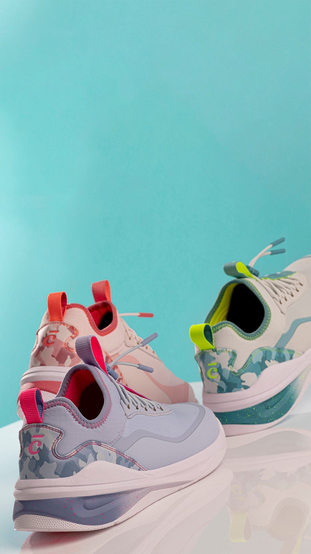 Purple Camo Shoes Women's Healthcare Shoes Clove