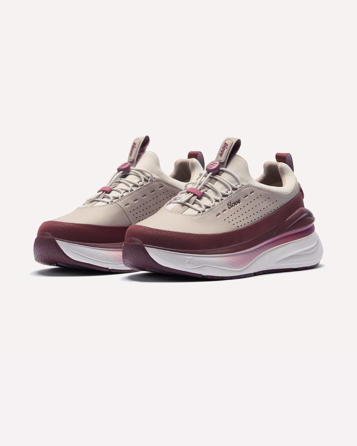 Women's Forte 2 Wide - Burgundy / Tan