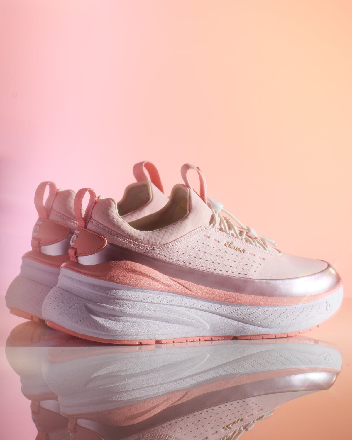 Men's Pink Waterproof Sneakers | Clove
