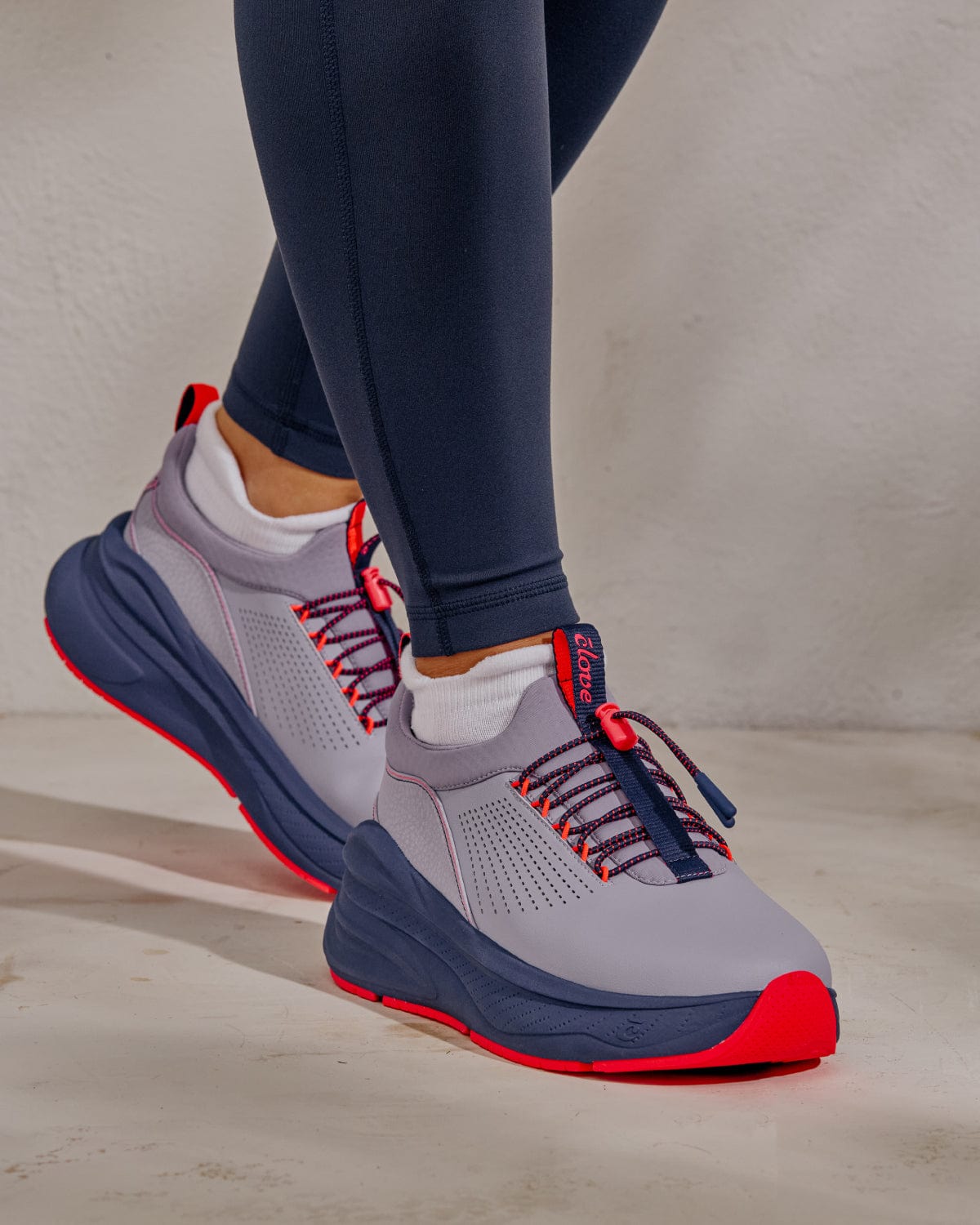 Men's Forte - Lilac / Navy / Electric Red