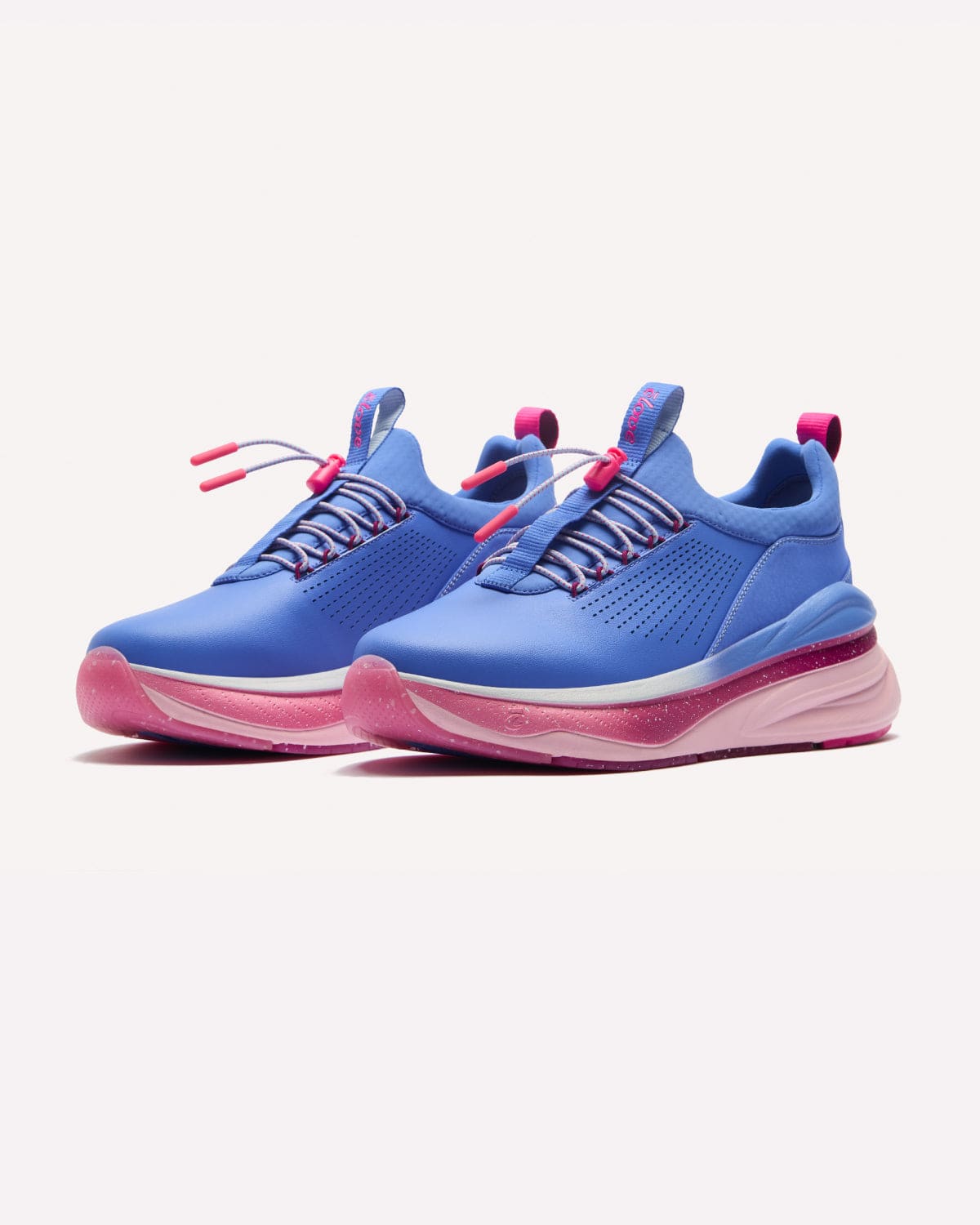 邦楽 pink blue Women's Waterproof Blue Sneakers | Clove