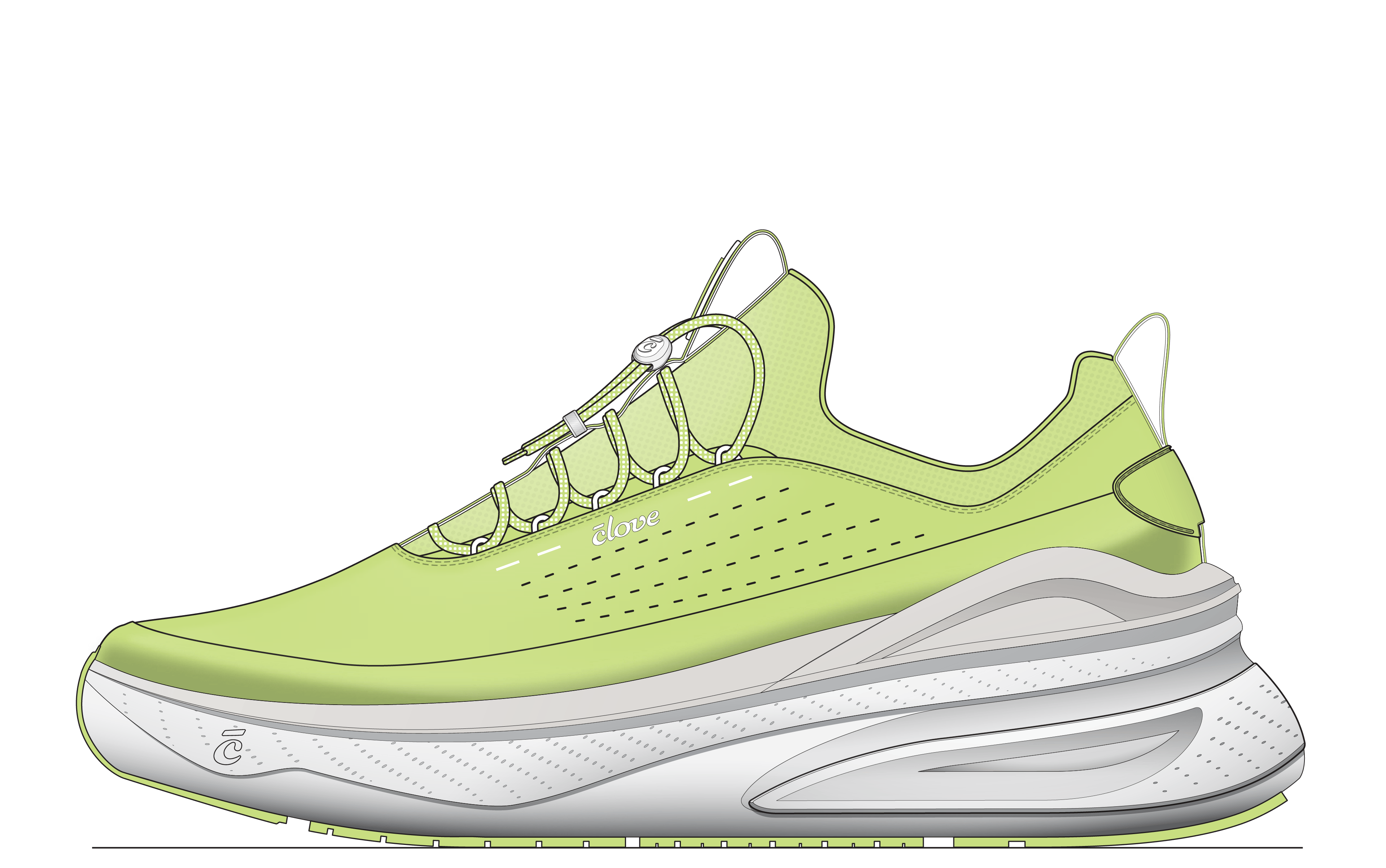 Women's Forte 2 - Key Lime / White [B2B ONLY]