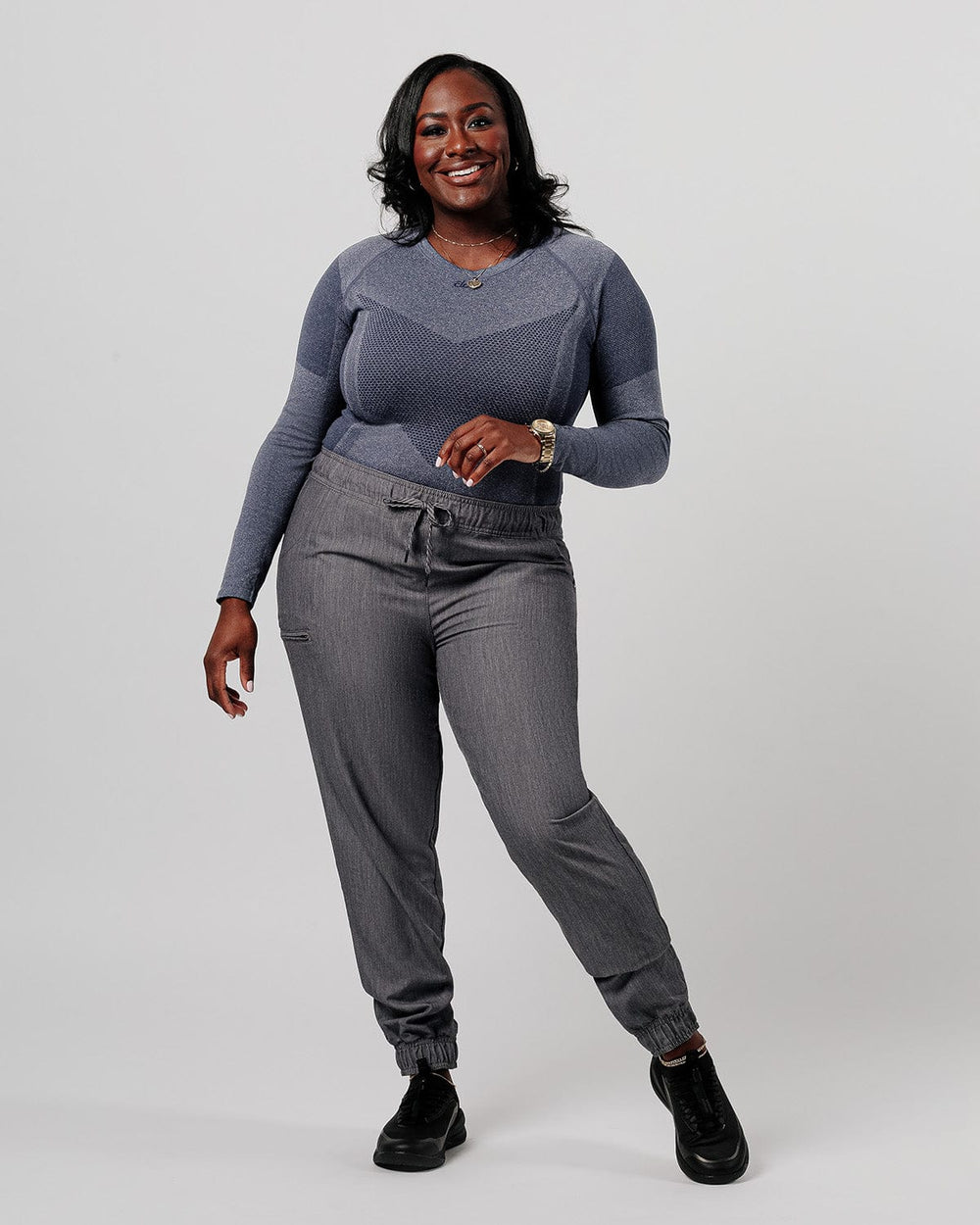 Featherlite™ Underscrub Shirt Women's – Heather Navy | Clove