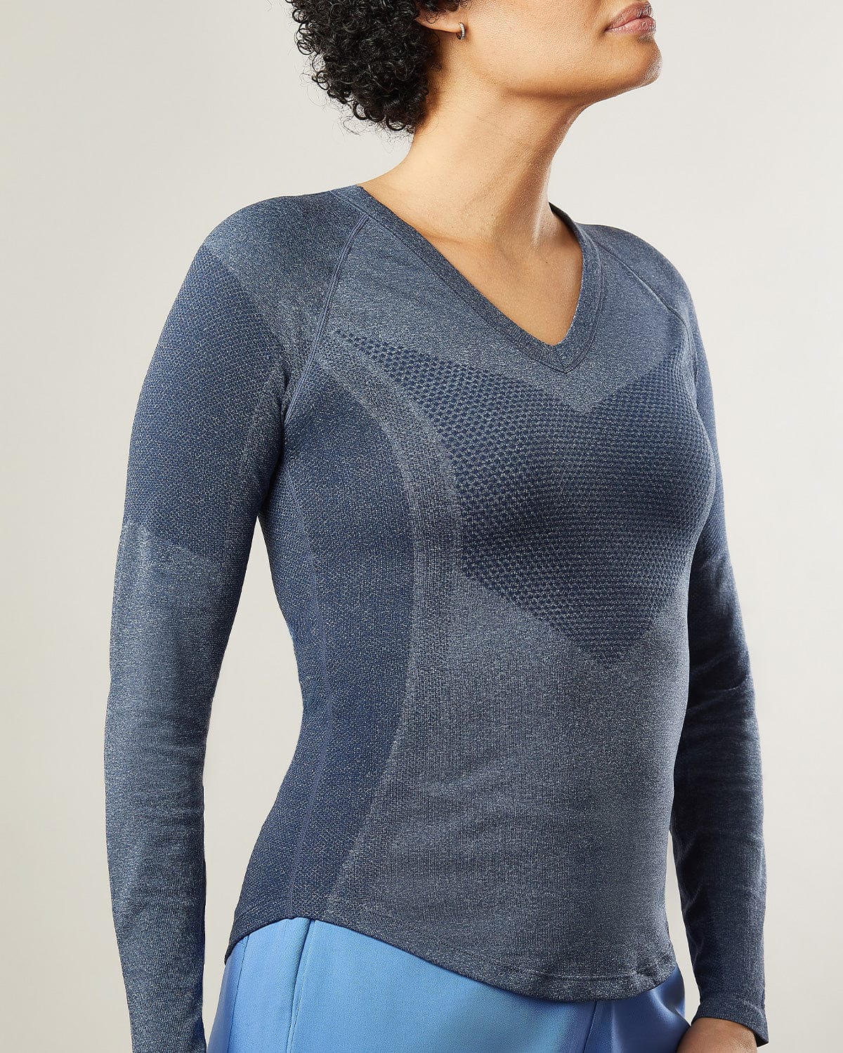 Featherlite™ V Neck Underscrub Heather