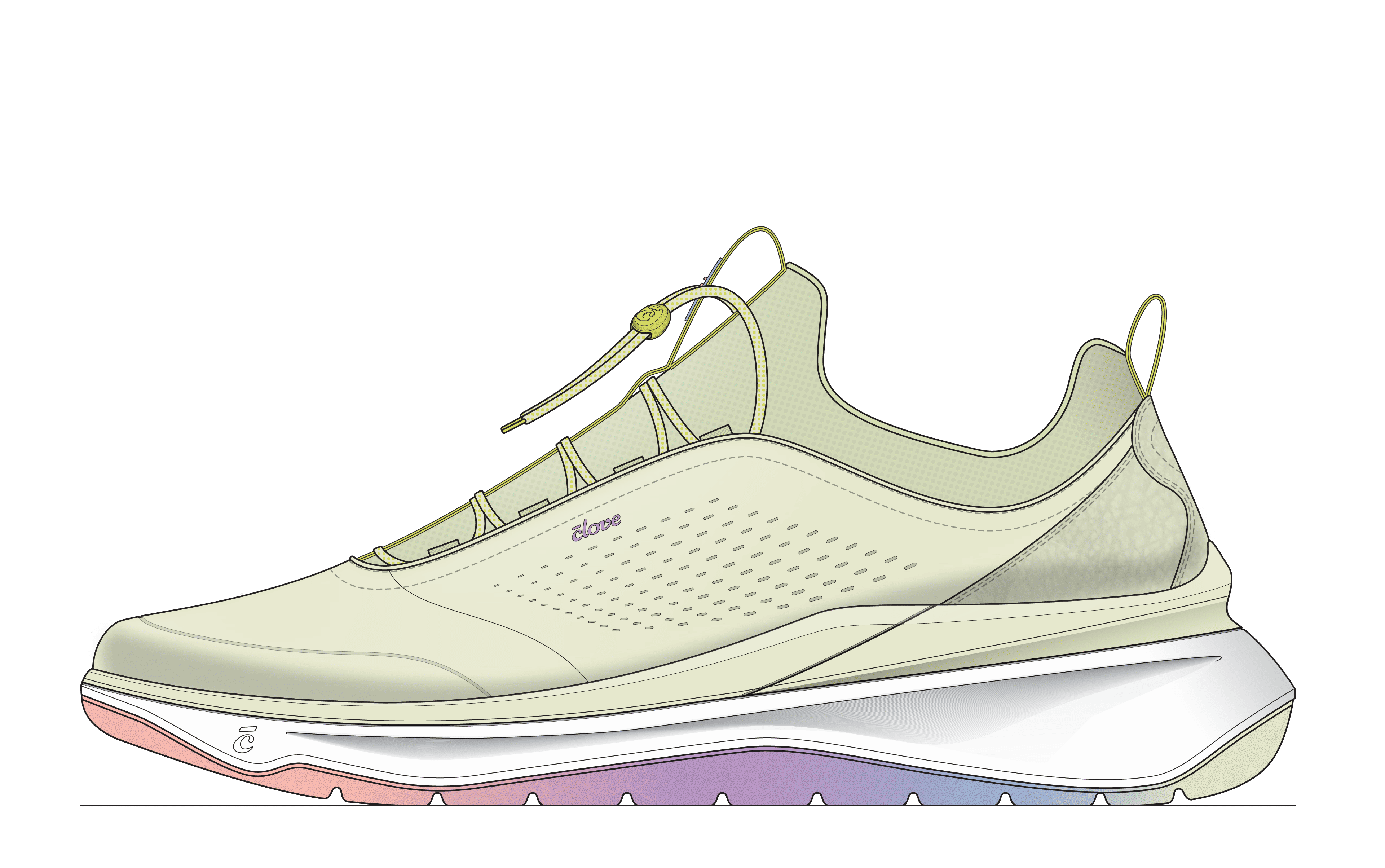 Women's Prima - Light Melon / Sherbet Fade [B2B ONLY]