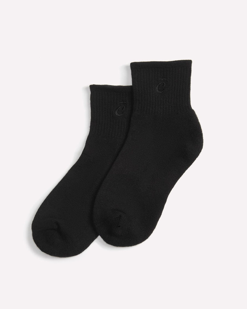 Quarter Socks - Black