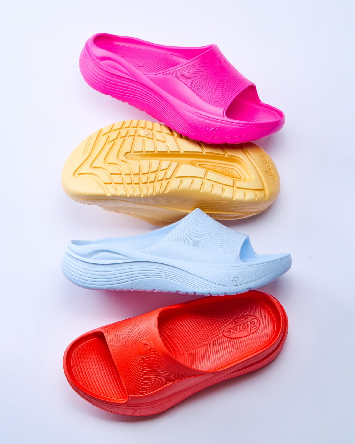 Men's SuperCush Recovery Slide - Honey Yellow