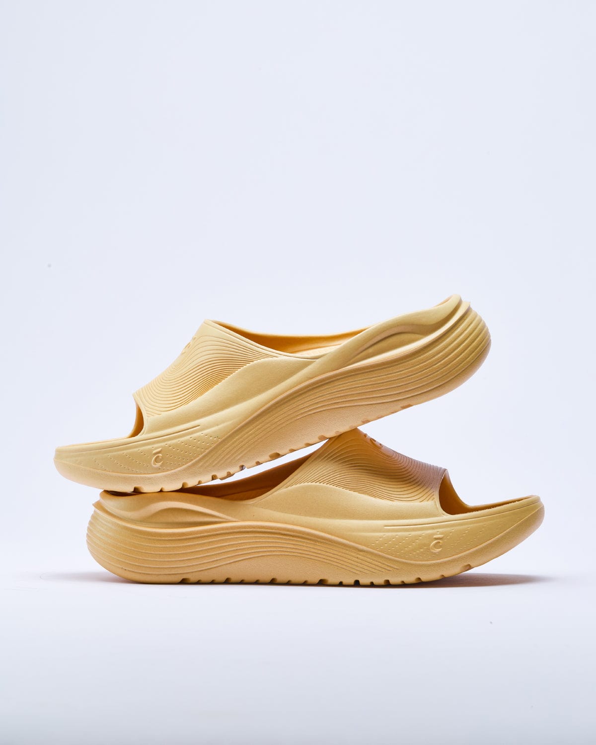 Men's SuperCush Recovery Slide - Honey Yellow