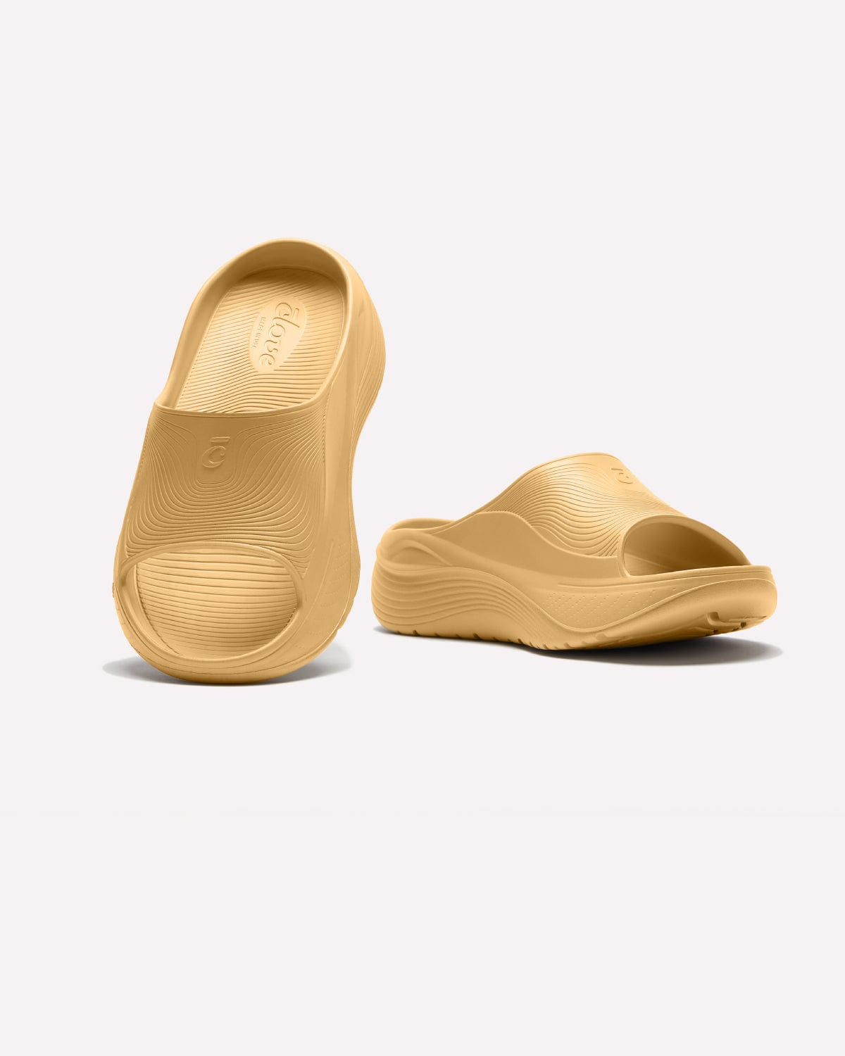 Men's SuperCush Recovery Slide - Honey Yellow