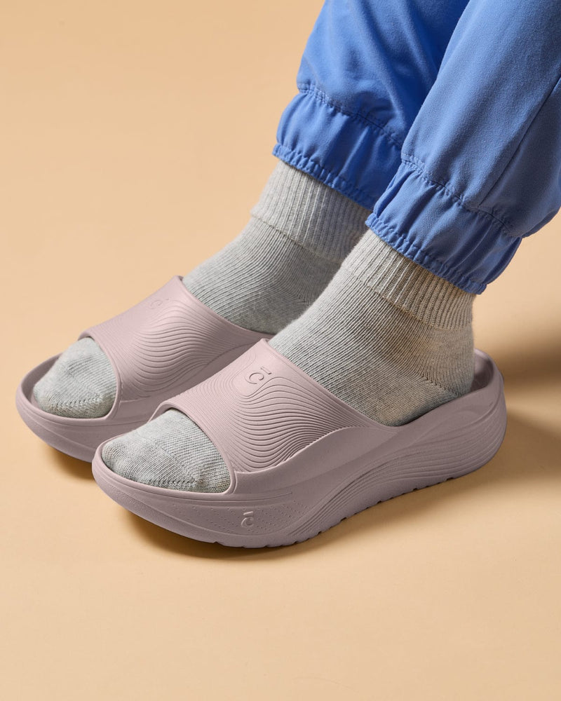 Women's SuperCush Recovery Slide - Lilac Mist