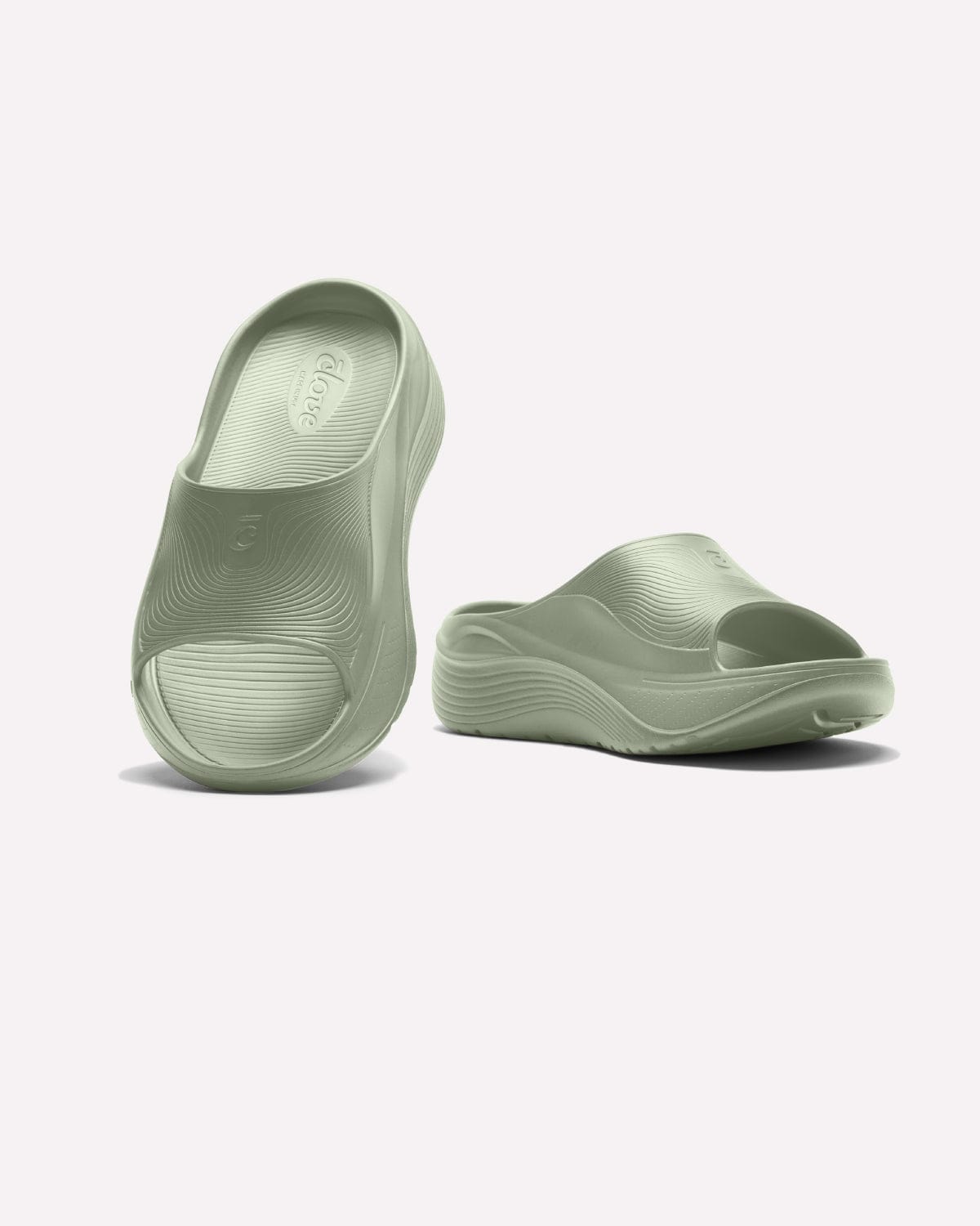 Men's SuperCush Recovery Slide - Mint Green