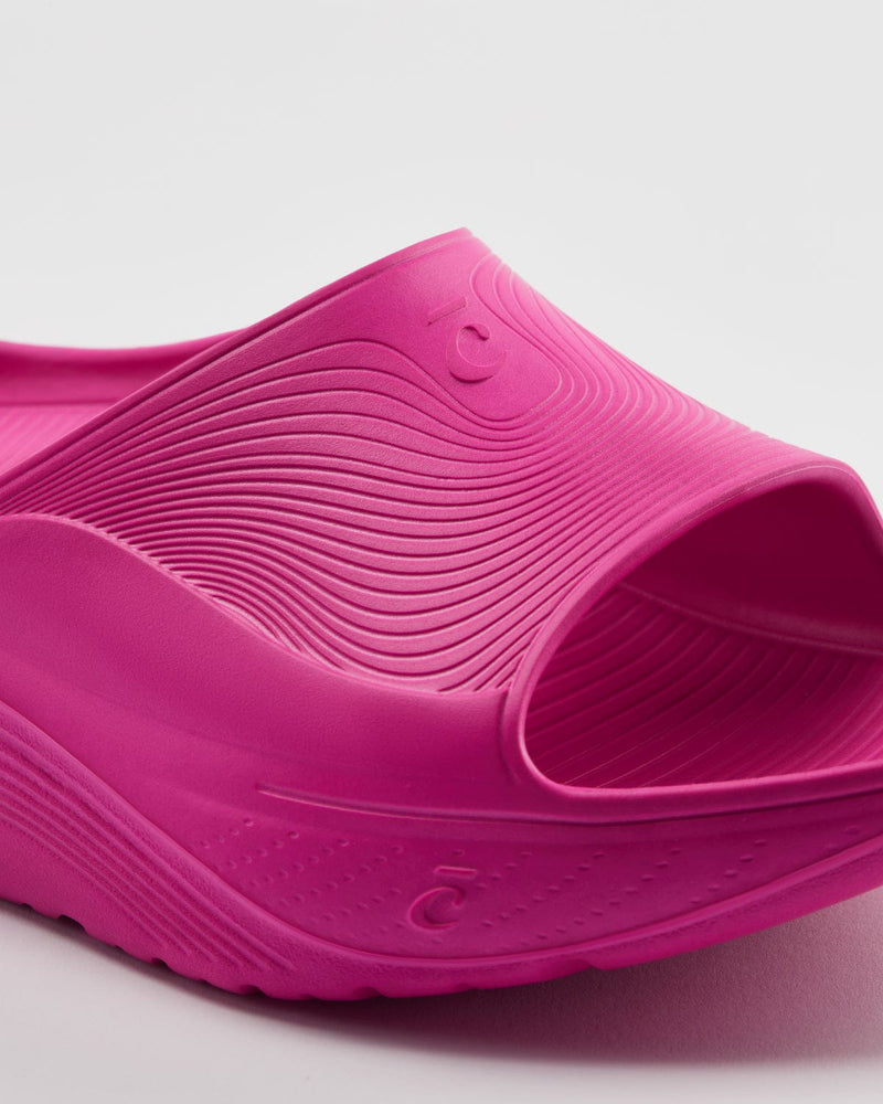 Men's SuperCush Recovery Slide - Neon Pink