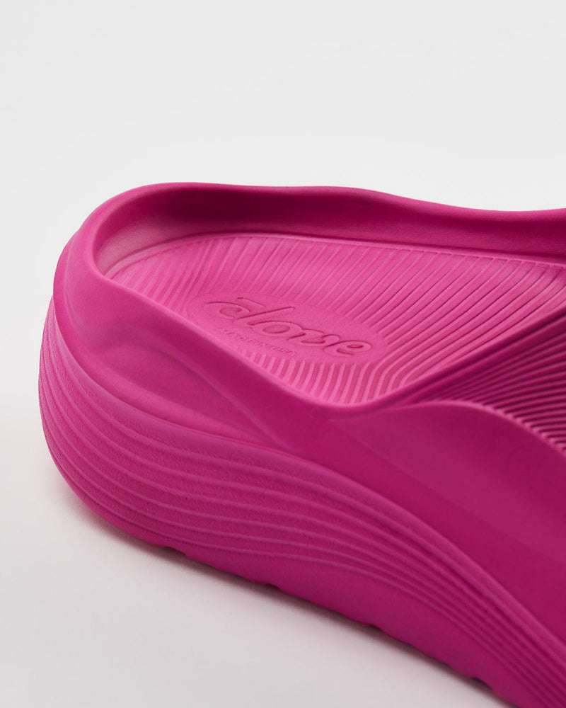 Women's SuperCush Recovery Slide - Neon Pink