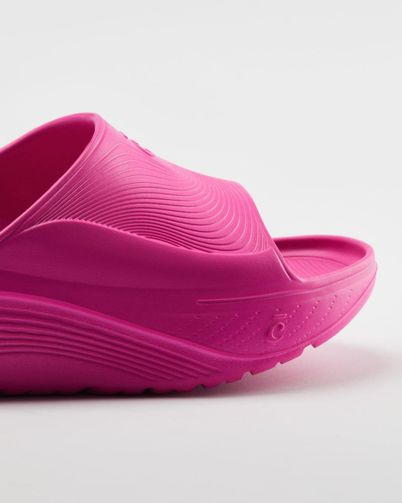 Women's SuperCush Recovery Slide - Neon Pink